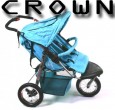 TT14- CROWN TWIN-Kinderwagen HELLBLAU