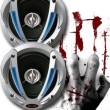 CSL1649 SHARK Lautsprecher 6,5  LED