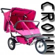 TT13- CROWN TWIN Kinderwagen PINK Zwillingskinderwagen Zwillingswagen Geschwisterwagen
