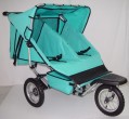 TT12- CROWN TWIN Kinderwagen LIGHTBLUE Zwillingskinderwagen Zwillingswagen