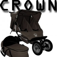 TT18BN- CROWN TWIN Kinderwagen BROWN Zwillingskinderwagen Zwillingswagen