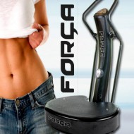 FORCA FITNESS PLATE VIBRATION 800 WATT POWER BLACK CARBON STYLE FPP590XX