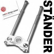 FORCA COOLSTAND Fahrradst�nder f�r Mountainbikes RennR�der ALU -RED DOT AWARD 2010- SI