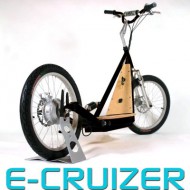 E-CRUIZER-750 ROLLER POWER RACE-SCOOTER ELEKTRO-ROLLER E-Scooter BLACK