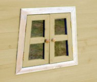 Holzspielhaus Gartenhaus Kinderspielhaus H�NZCHEN Natur von SWISS OUTDOOR