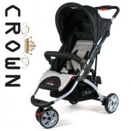 ST711 DELUXE- CROWN Kinderwagen BUGGY SPORT - FARBE: SCHWARZ