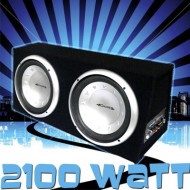 BX212-41A AKTIVE-12  DUAL DOPPELBASSKISTE 2100 WATT BOOMBOX