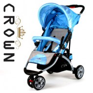 ST711 DELUXE- CROWN Kinderwagen BUGGY SPORT - FARBE: BLAU