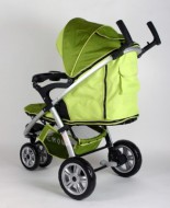 ST820 GR�N ULTRA DELUXE Kinderwagen Buggy von CROWN - Luxusausf�hrung