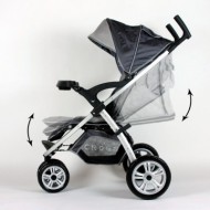 ST820 GR�N ULTRA DELUXE Kinderwagen Buggy von CROWN - Luxusausf�hrung