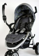 ST820 GRAU ULTRA DELUXE Kinderwagen Buggy von CROWN - Luxusausf�hrung
