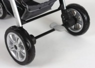ST820 GRAU ULTRA DELUXE Kinderwagen Buggy von CROWN - Luxusausf�hrung