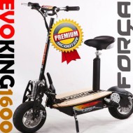 FORCA EVOKING-1600 ElektroRoller Scooter XXL-Reifen BLACK EVOKING