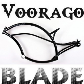 Rahmen und Gabel : VOORAGO BLADE BLACK CHOPPER 